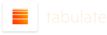 Tabulate